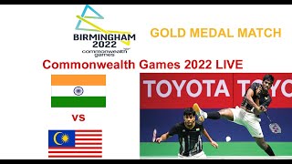 Badminton lNDIA vs MALAYSIA  mix team Gold medal match commonwealth games 2022