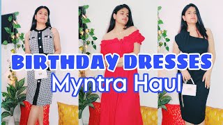 Affordable \u0026 Pinterest dress haul from Myntra | Myntra Dress haul under 800 | Dress haul myntra