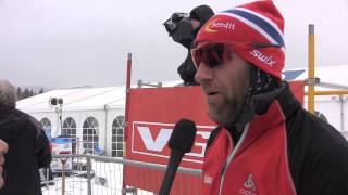 Birkebeinerrennet 2013: Odd Bjørn Hjelmeset var fornøyd.