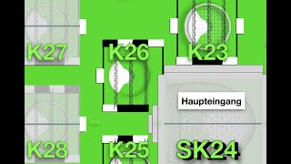 Übersichtskarte mit Einhausung des letzten Lichtauges: K26 | 14.1.2025 | #s21 #stuttgart21