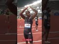 akani simbine ain’t faded by the start 😮‍💨 diamondleague 💎 suzhoudl 🇨🇳 sprint shorts