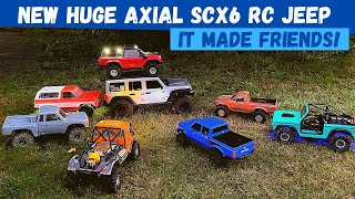 Axial SCX6 IN ACTION! Night Crawling RC Rock Crawler