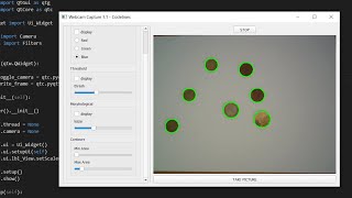 Coins Contour Detection | Python | OpenCV | PyQT |