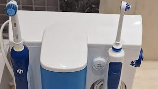 How to set up and use Oral B oxyjet  cleaning system + toothbrush?