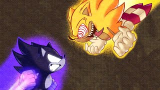 "We're not the same!" [A Dark Sonic vs Fleetway Sonic Short]
