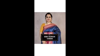 SEMI DUPION SAREES | Rs.1990 | 15-09-22 | #Shrus