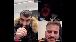 Tik Tok Cringe Papakralle Live mit Nebil Genickbrecher fängt Beef an mit Miami Arben