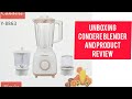 UNBOXING AND PRODUCT REVIEW OF CONDERE Y -8863 home blender