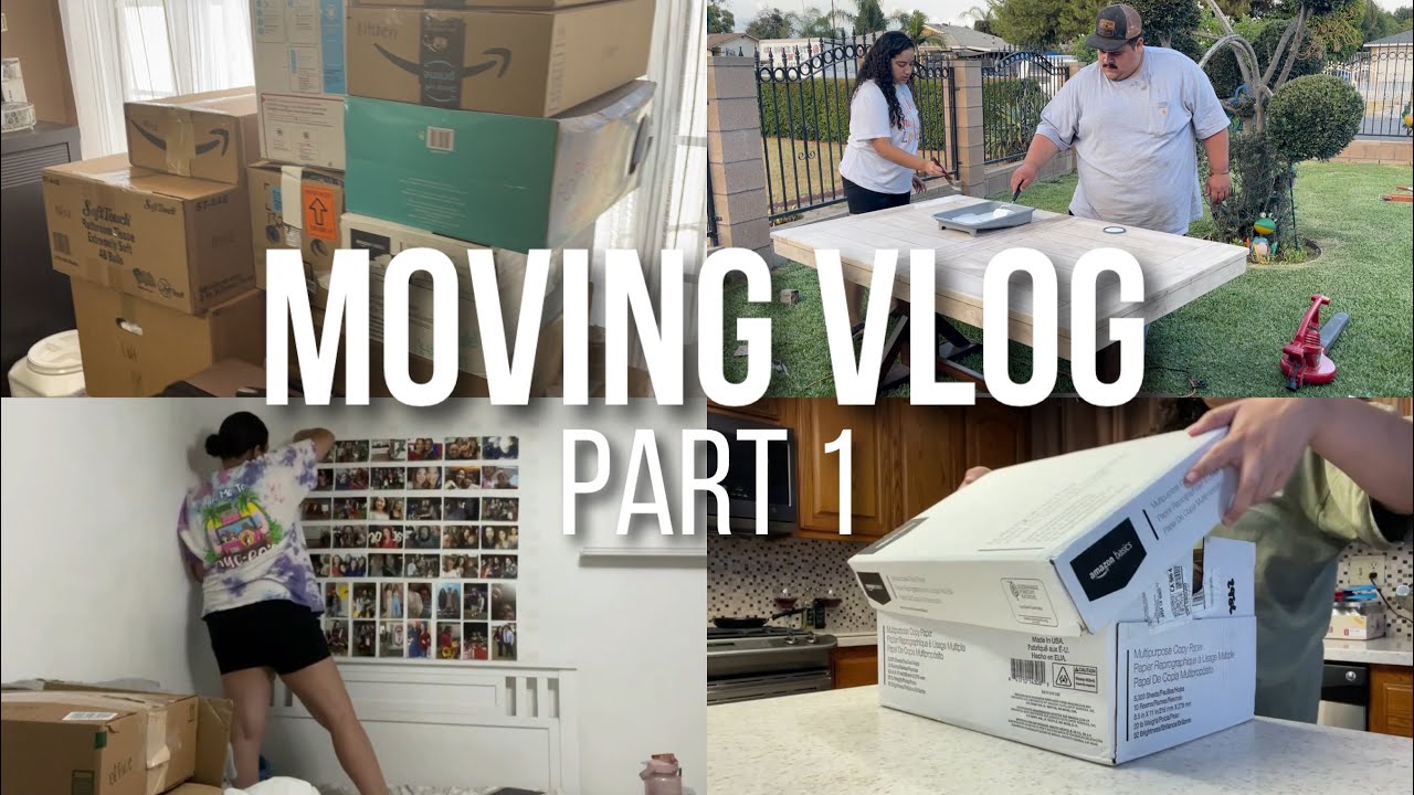 Moving Vlog: Packing Everything Up | Few Projects For The New House ...