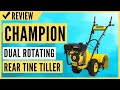 Champion 19-Inch Dual Rotating Rear Tine Tiller Review