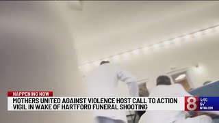 Community rallies after shooting at Hartford funeral