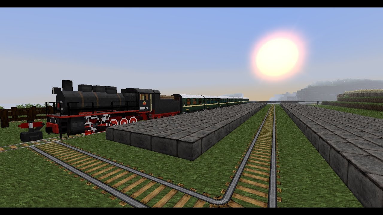 Minecraft Trains Mod Steam Train Youtube