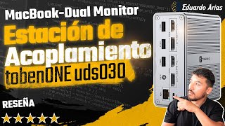 Dual Monitor Macbook Pro 🚀 Estación de acoplamiento | tobenONE uds030 | Unboxing ✅