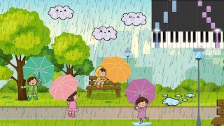 Rain Rain Go Away - Piano Tutorial - 3 Difficulties
