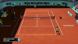 C. Alcaraz vs J-L. Struff [Madrid 24]| Round 4 | AO Tennis 2 Gameplay #aotennis2 #AO2