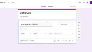 Response Validation Feature on Google Forms