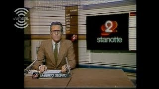 Rai 2 / TG2 Stanotte Integrale + Meteo / 1979