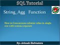 string_agg function in SQL server | SQL Server Interview Questions #codeProgramming