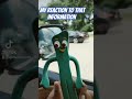 my reaction to that information. gumby edition