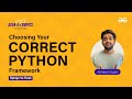 Day 23 Django vs Flask | Choosing your correct Python framework