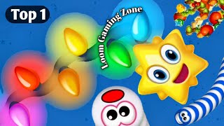 Worms Zone io 2025 New Update Best snake Gameplay | Saamp wala game | Snake Game 2025 | Rắn Săn Mồi