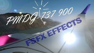 (P3D) Pmdg 737 with Chase plane and  Immersion effects at KPSP airport