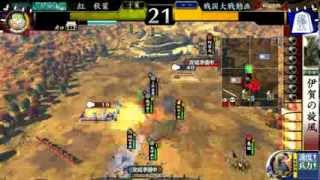 【戦国大戦】 旋風快癒 VS 島津鉄砲隊【五領国】