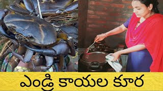 ఎండ్రి కాయల కూర How to make crabs curry in telugu