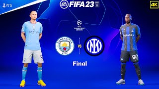 FIFA 23 - Manchester City Vs Inter - UEFA Champions League 22/23 | FINAL | PS5™ [4K60]