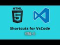 HTML Shortcuts for VS Code | VS Code Shortcuts | Emmet Tutorial