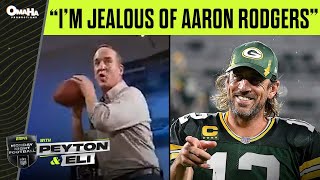 Why Peyton Manning is Jealous of Aaron Rodgers | Monday Night Football with Peyton and Eli