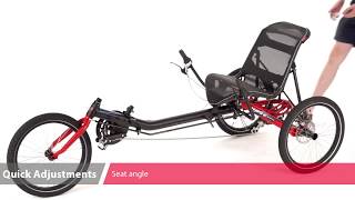 What makes the Hase TRIGO recumbent trike unique?