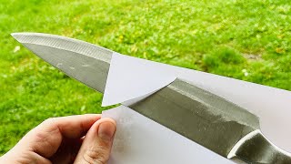 Easy Way To Sharpen A Knife Like A Razor Sharp ! Amazing Idea