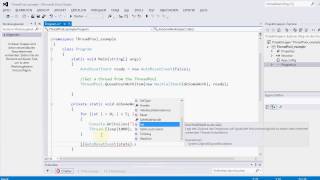 C#: ThreadPool - Inquiry Thread