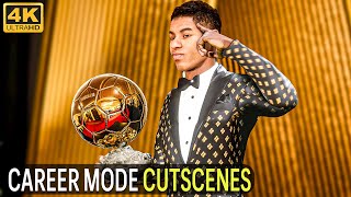 All Career Mode Cutscenes in EA Sports FC 24! (Ballon D'or Ceremony, Bus Trophy celebrations, etc)