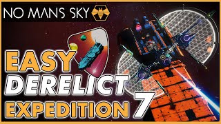 Easy Derelict Freighter - A Shattered Past Milestone - No Mans Sky Expedition 7 Leviathan