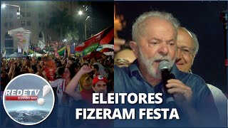 Comemoração da eleição Lula se estendeu por todo país
