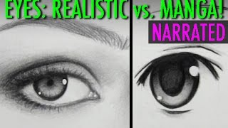 Styles Compared: Realistic Eyes & Manga Eyes