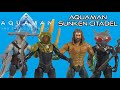 Aquaman Sunken Citadel 4 Pack Review - Aquaman and the Lost Kingdom Spin Master 4 Inch