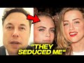 Elon Musk REVEALS How Amber Heard And Cara Delevingne Seduced Him For A Threesome