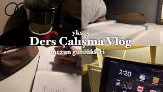 Sessiz Ders Çalışma Vlog | saat 2 den sabaha kadar çalışmak🤔 geri döndüm.