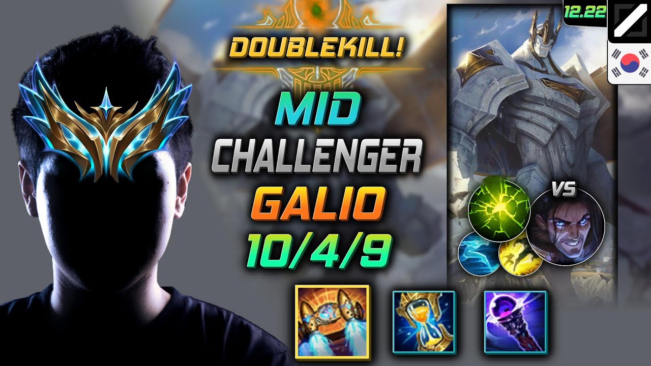 Challenger Mid Galio Build Hextech Rocketbelt Aftershock - Galio Mid Vs ...