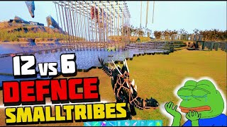 We Defended 12 vs 6 and we Won! ARK OFFICIAL SMALLTRIBES