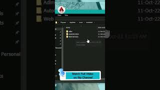 How to fix AutoCAD Error |Fatal Error Report | #shorts