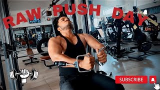 Push Day | Best Pump Ever | Supplement unboxing 💪 | Fitbits