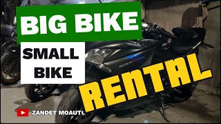 MOTORCYCLE FOR RENT METRO MANILA (BIG BIKE/SMALL)