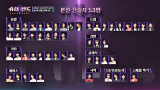 [본선 진출자 공개] 프로듀서 오디션 합격자 53인 공개! 슈퍼밴드2(superband2) 3회 | JTBC 210712 방송