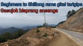 Baghmara to Moheskola new construction highway road with beautiful scenery and nice view road trip