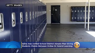 Santa Ana Unified Adopts Plan Giving Students Choice Between Online, Hybrid Learning