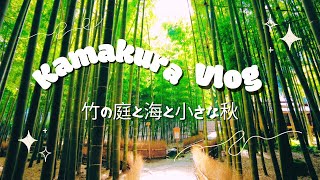 Kamakura Vlog | 竹の庭と海と小さな秋 | 鎌倉 | 江ノ電 | 長谷寺 | 報国寺 | 鎌倉高校前 | 4K | Vlog Shot on X-S10 \u0026 DJI Pocket 2